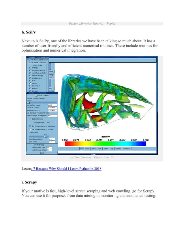Python standard library & list of important libraries | PDF