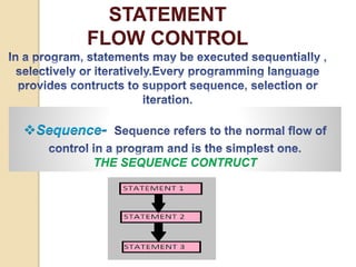 Python statements | PPT