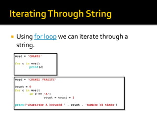 Python strings | PDF