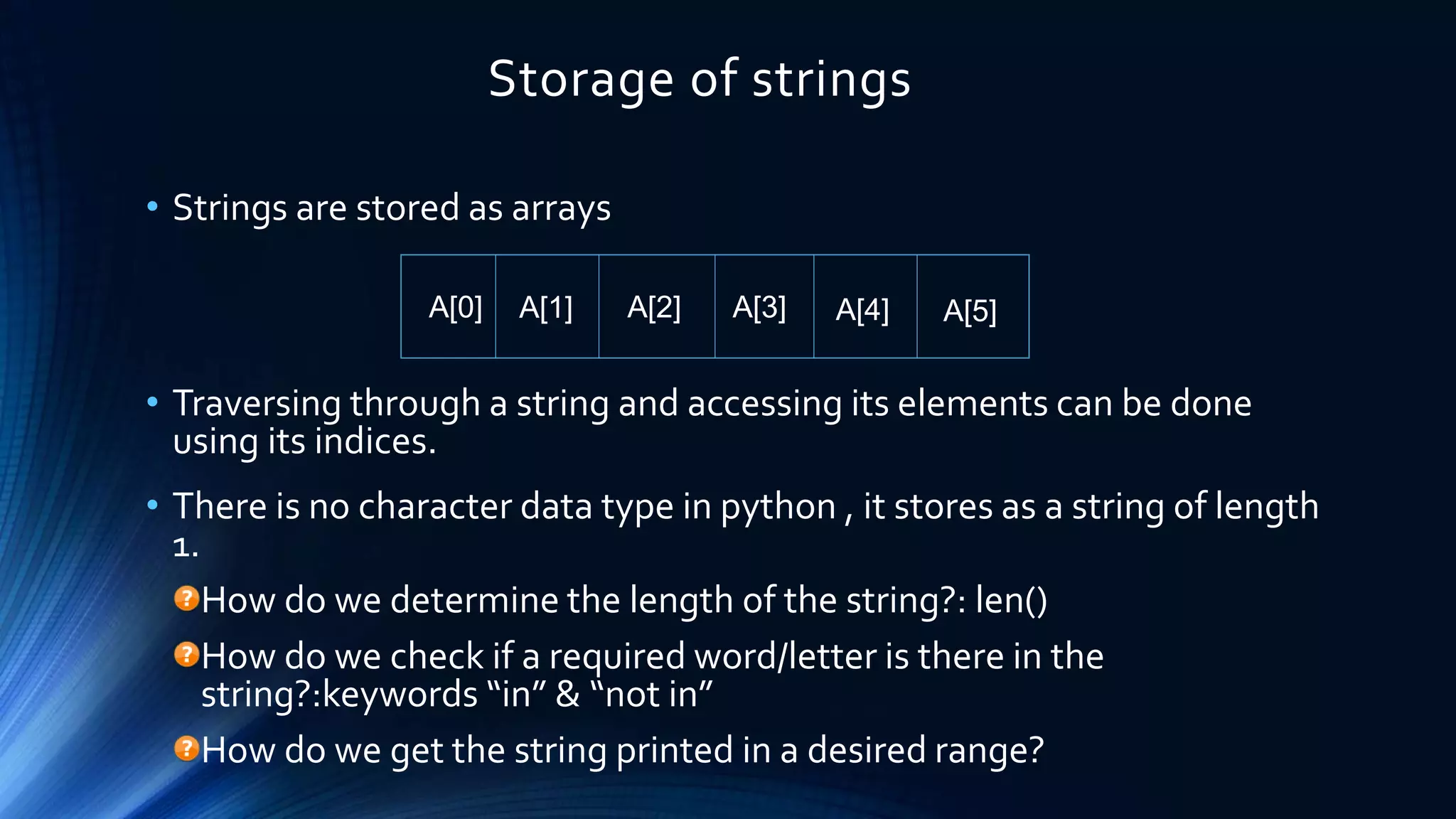 Python strings presentation | PPT