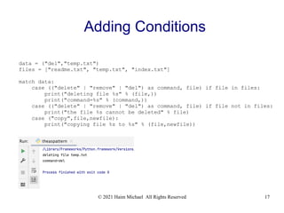 Structural Pattern Matching in Python | PPT