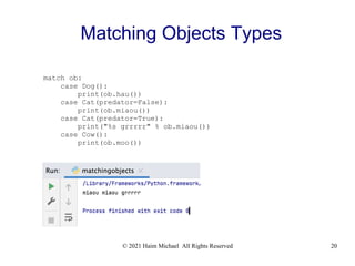 Structural Pattern Matching in Python | PPT
