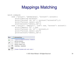 Structural Pattern Matching in Python | PPT