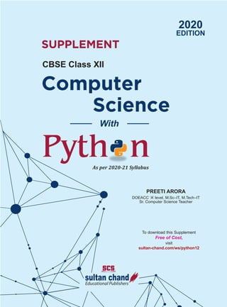 Python supplement | PDF