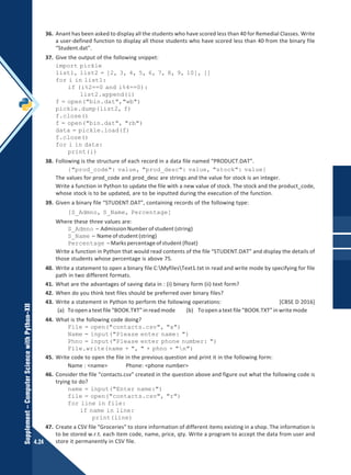 Python supplement | PDF