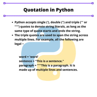Python syntax | PDF