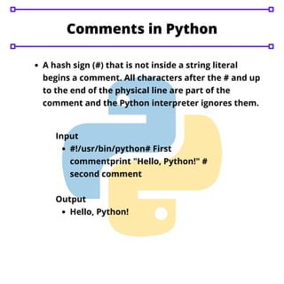 Python syntax | PDF