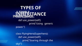 Python basics fundamentals classes,objects etc | PPTX