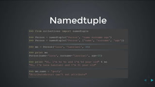Python Tips - Luca Lanziani - Codemotion Roma 2015 | PPTX