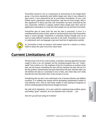 CHAPTER 1 363
tensor
TensorFlow
understanding
 