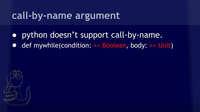 Python to scala | PPT