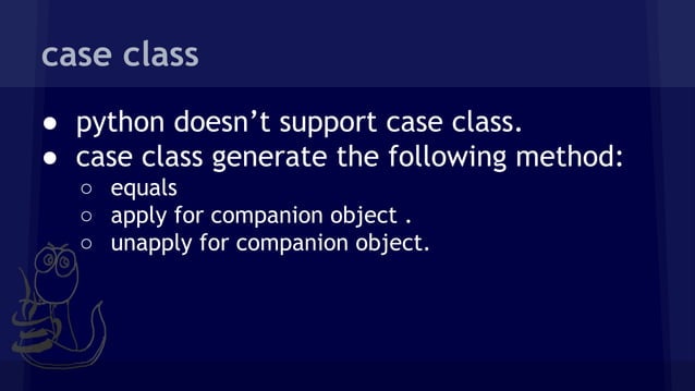 Python to scala | PPT