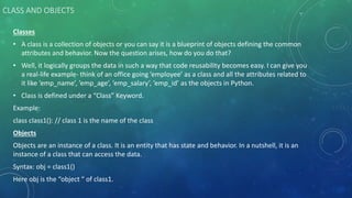 Python training | PPTX