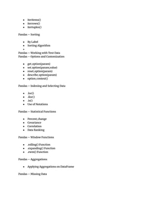 Python Training by Naresh IT - Learn from Scratch | PDF
