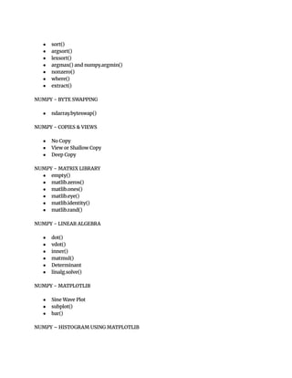 Python Training by Naresh IT - Learn from Scratch | PDF
