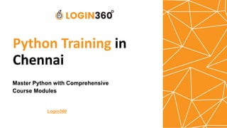 Advanced Python Training in Chennai at Login360 | PDF