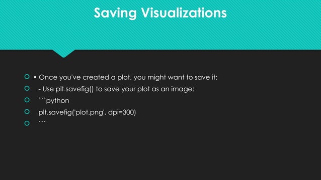 How Do You Create Data Visualizations in Python with Matplotlib? | PPT