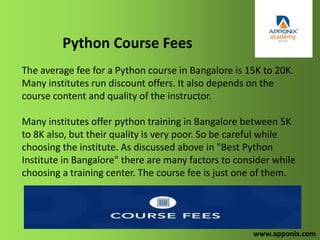 Python training instutute in mumbai | PPT