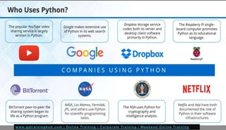 Python | What is Python | History of Python | Python Tutorial | PPTX ...
