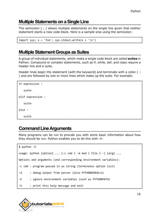 Python tutorial | PDF