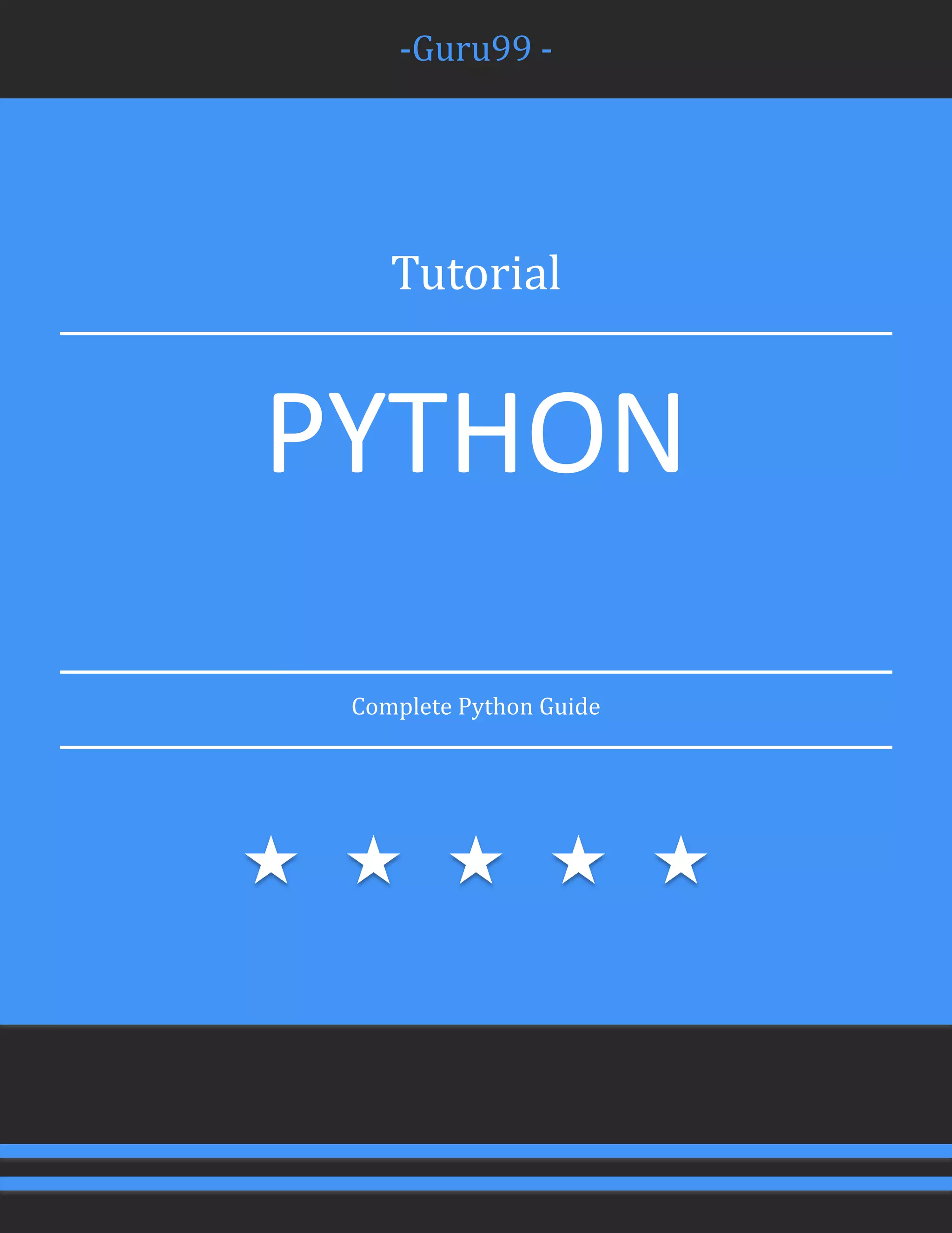 Python tutorial | PDF | Programming Languages | Computing