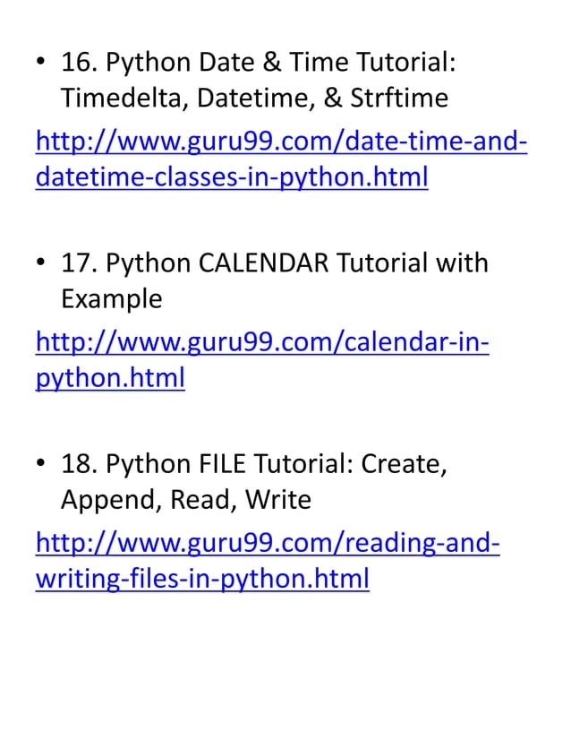 Python tutorial | PDF | Programming Languages | Computing