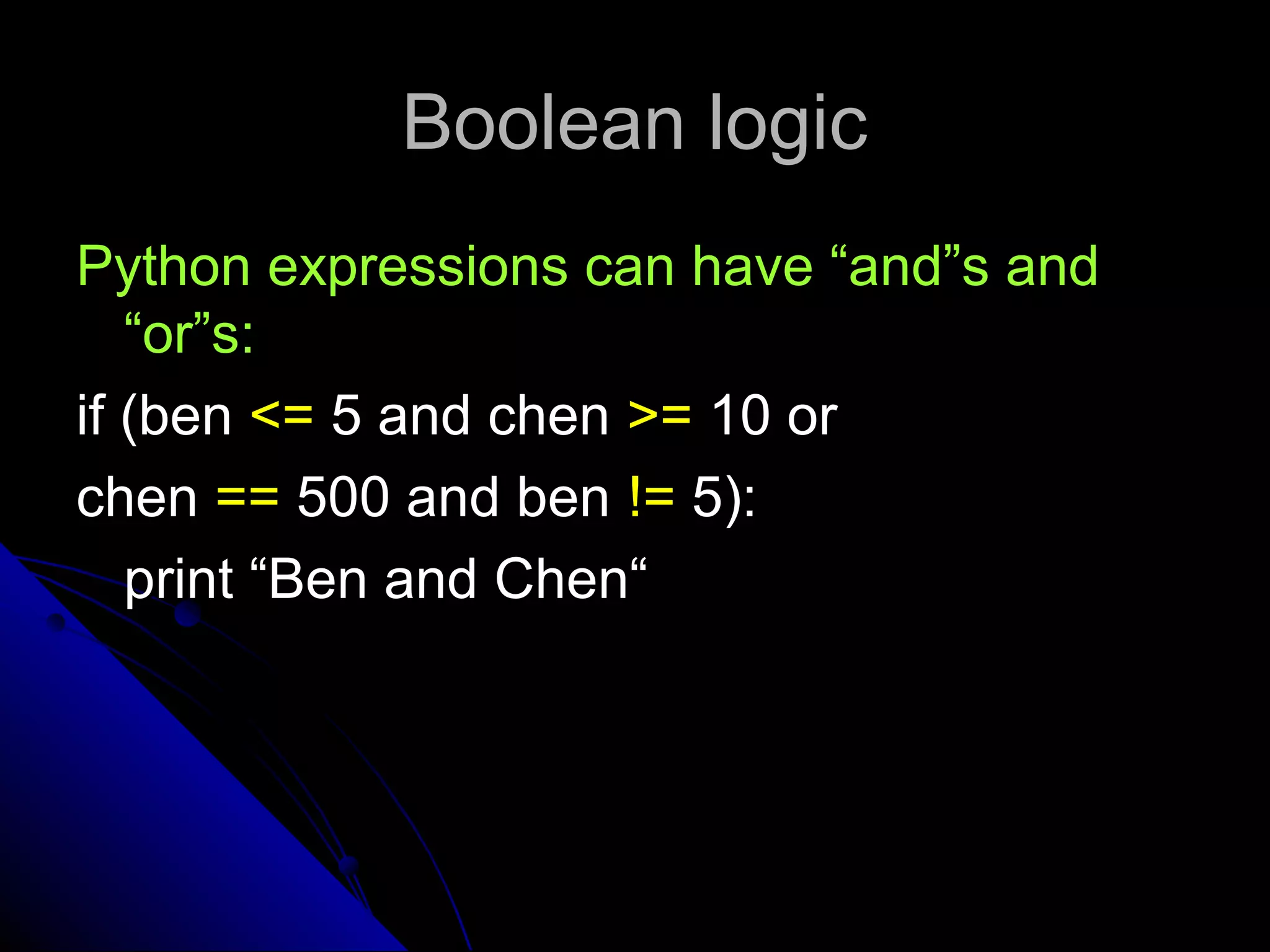 Python tutorial | PPT