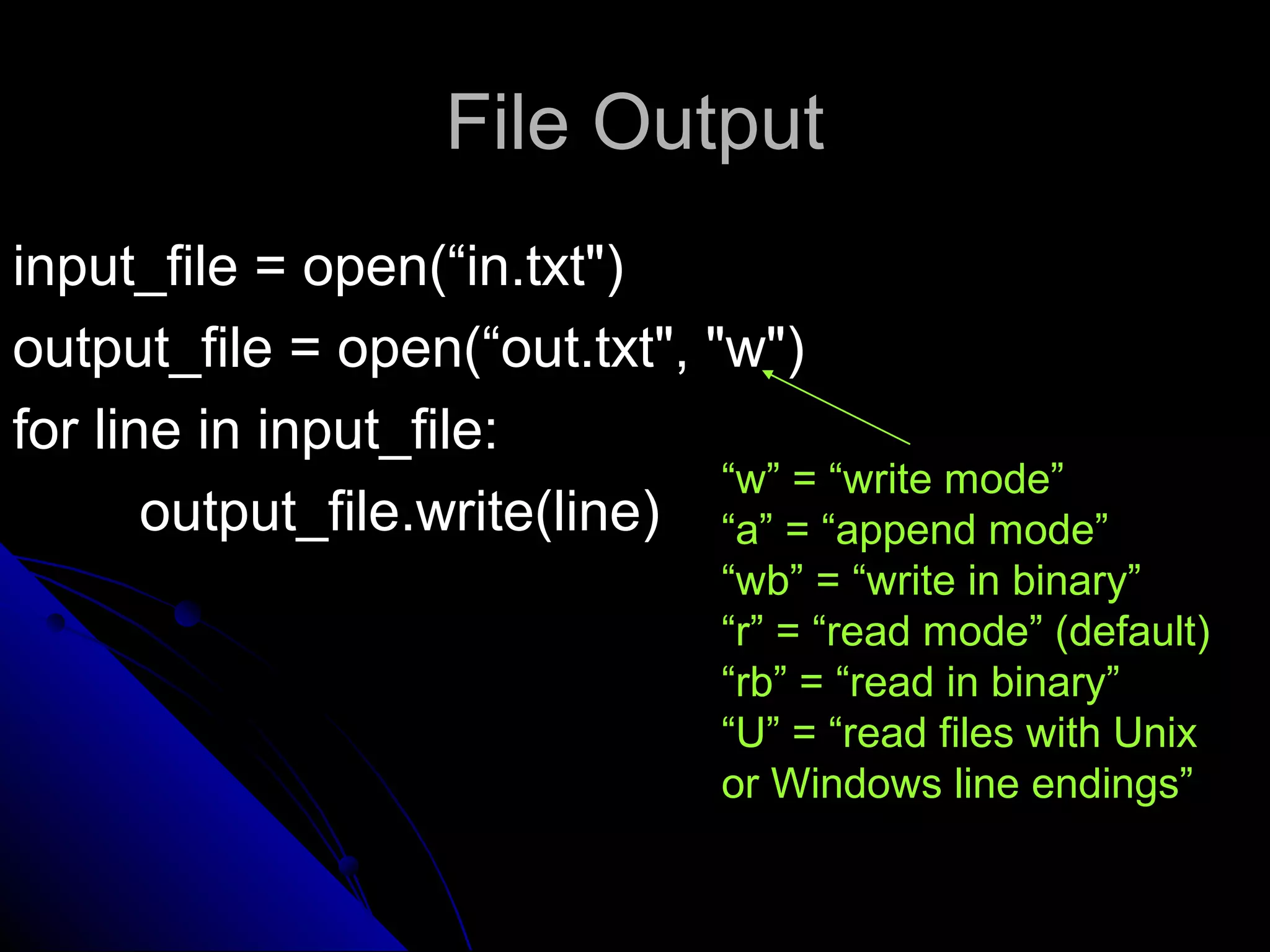 Python tutorial | PPT