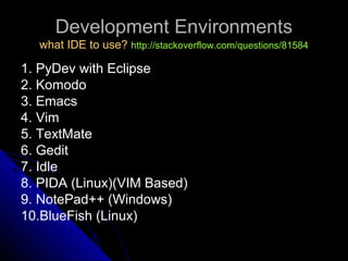 Python tutorial | PPT