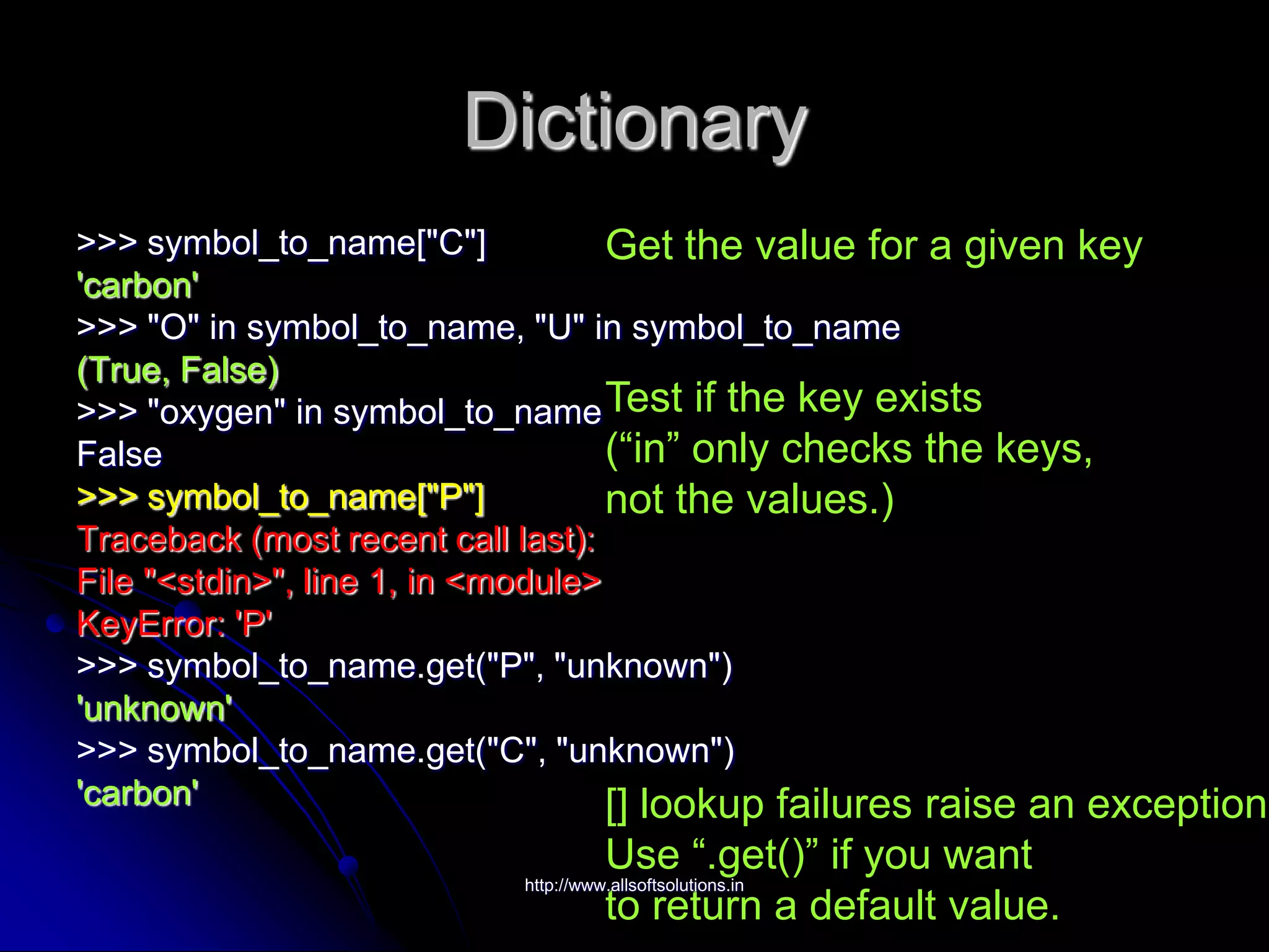 Python tutorial | PPT