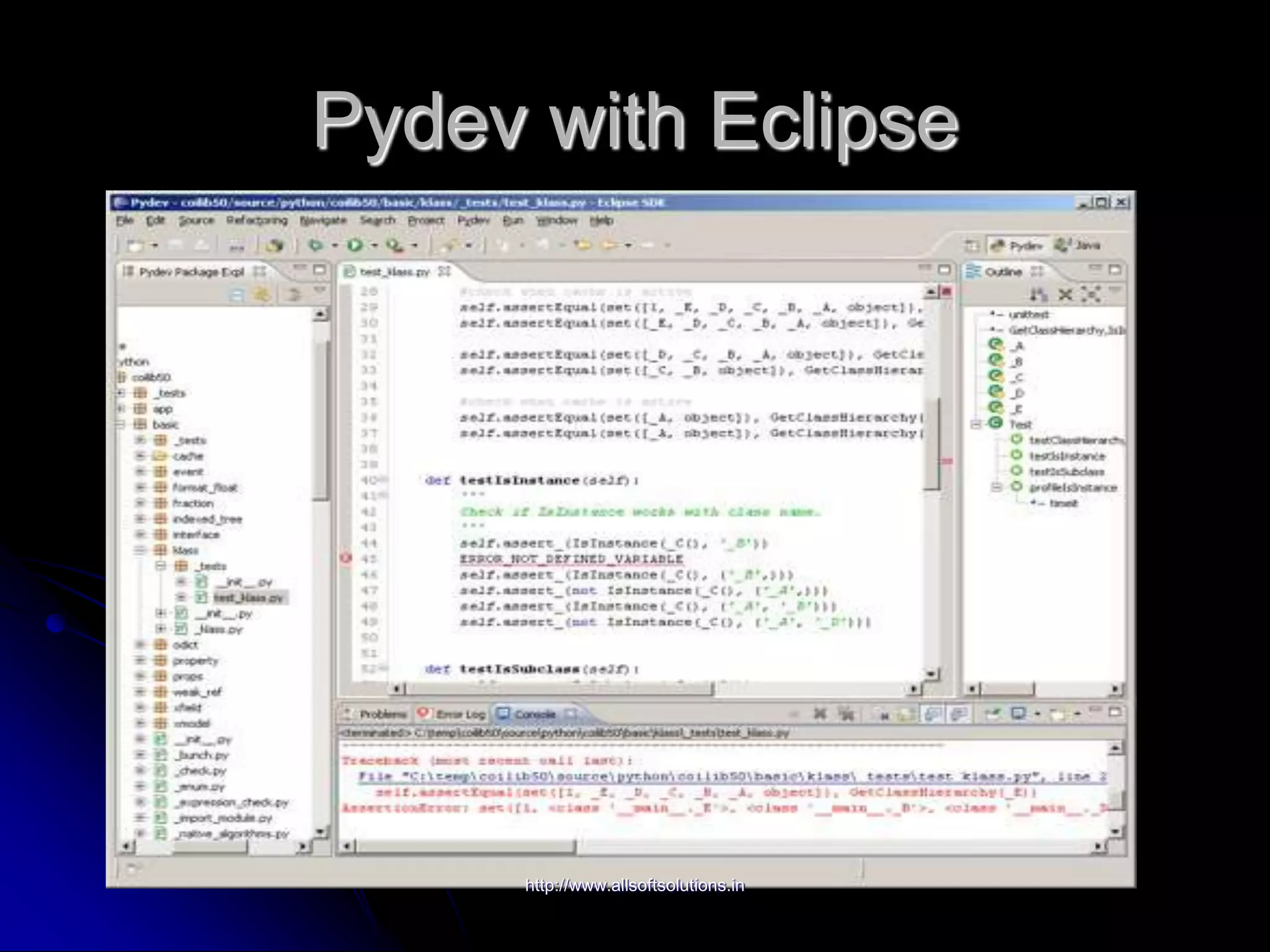 Python tutorial | PPT