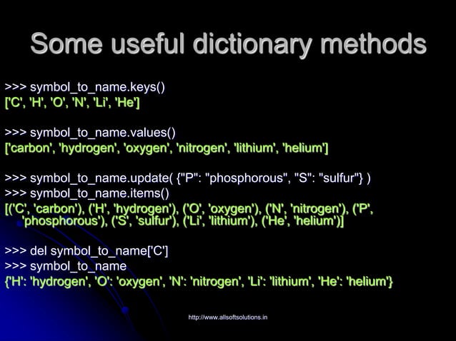 Python tutorial | PPT