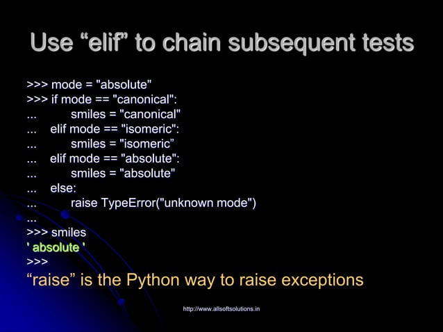 Python tutorial | PPT