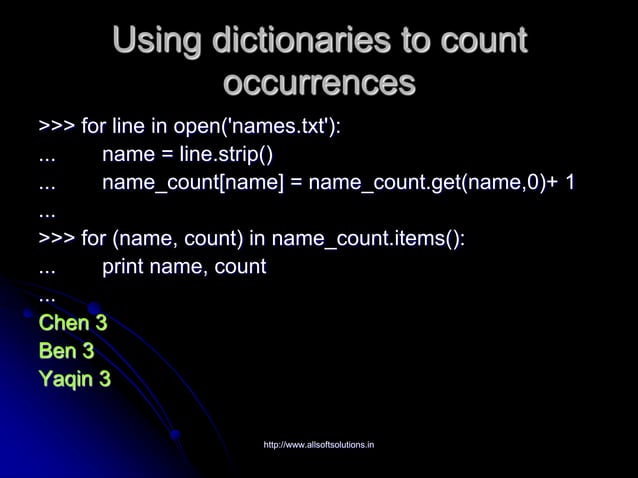 Python tutorial | PPT