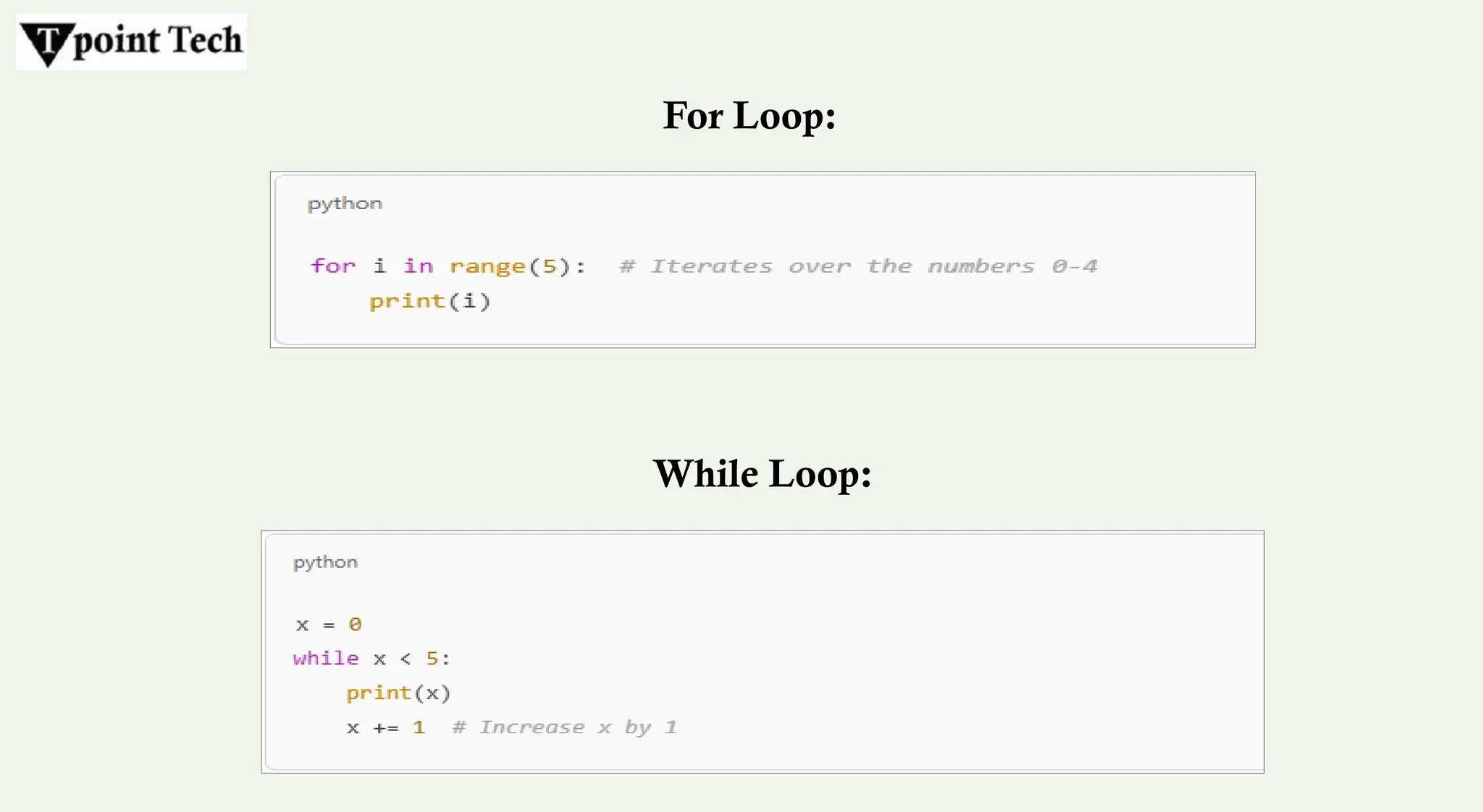 Online Python Tutorial 2025 - Tpoint Tech | PPTX
