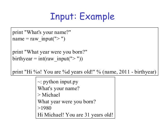 Python tutorialfeb152012