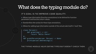Python typing module | PDF