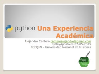 Python una experiencia academica