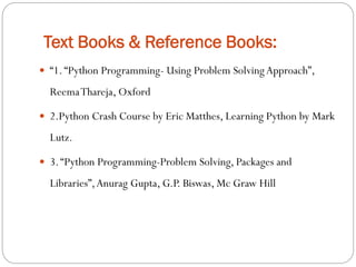 Python programming basics Unit-1 for R25 regulation | PDF