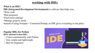 Python Programming - Introduction to Python | PPTX