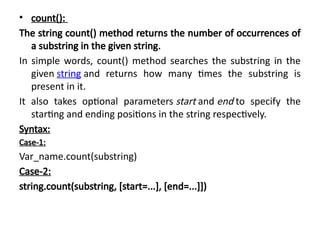 Comprehensive Guide to Python Data Types and Sequences | PPTX