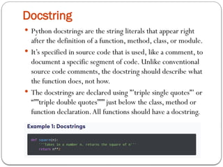 Comprehensive Guide to Python Functions and Modules for Programmers | PPTX