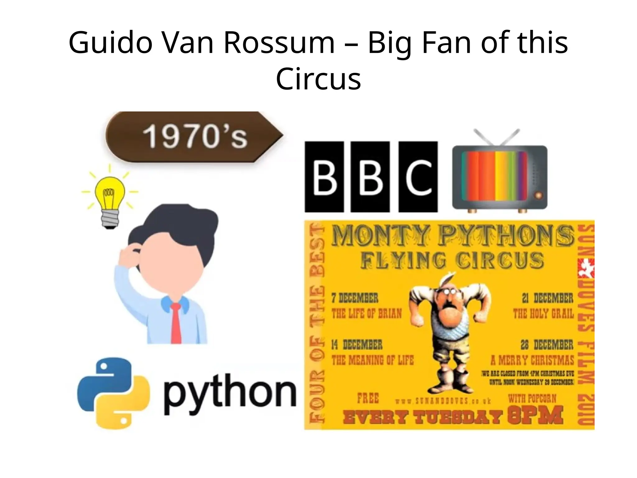 Guido Van Rossum – Big Fan of this Circus