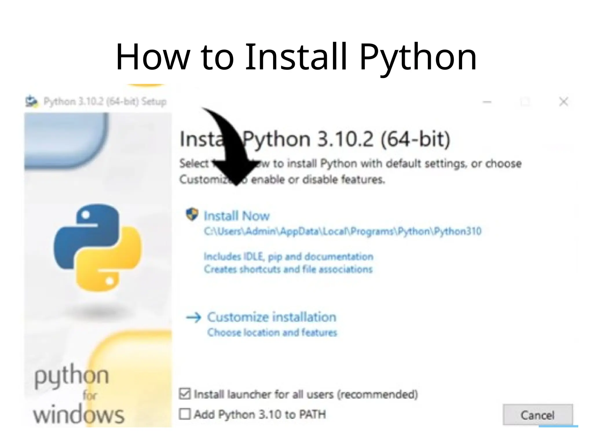 How to Install Python