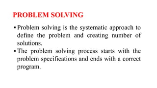 Python for problem solving-explanation of pseudocode flowchart and ...