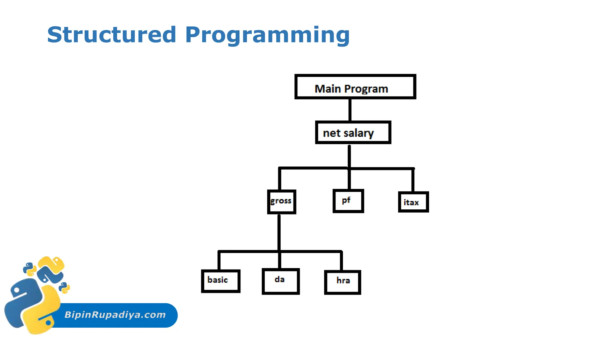BipinRupadiya.com
Structured Programming
 