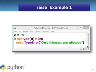 81
raise Example 1
 