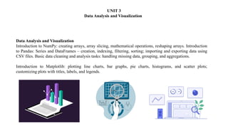 Comprehensive Guide to Data Analysis and Visualization Using Python ...