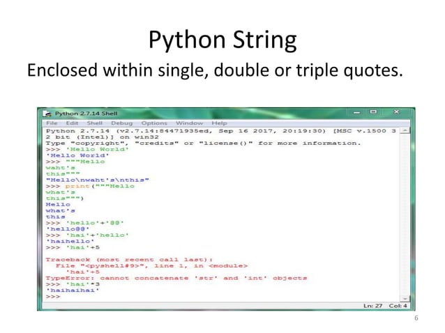 PYTHON PROGRAMMING | PPT