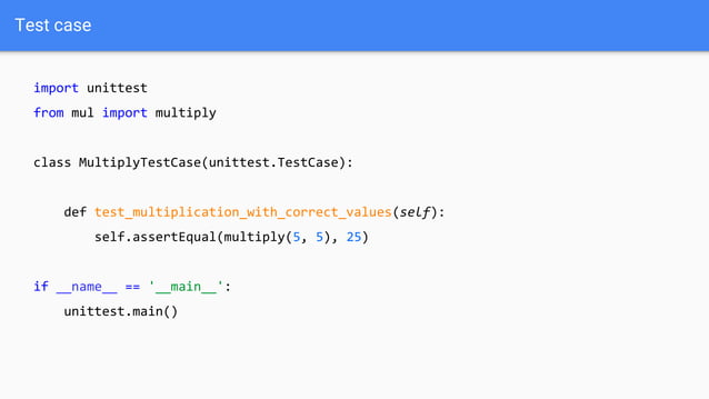 Unit Testing with Python | PPTX